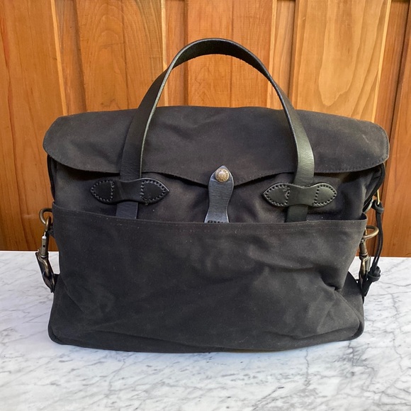 Filson Bags Filson Rugged Twill Original Briefcase Black Poshmark
